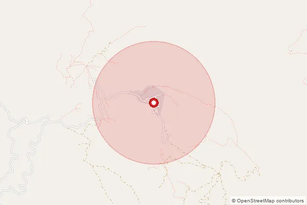 Map showing approximate area covered by Pincode 796310 — Chawngtlai B.O, Khawzawl
