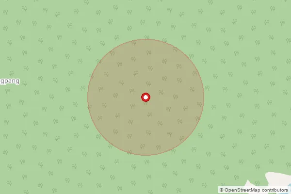 Map showing approximate area covered by Pincode 797099 — Liowokha Old, Wokha