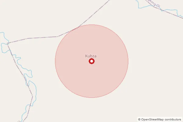 Map showing approximate area covered by Pincode 798601 — Chare B.O, Tuensang