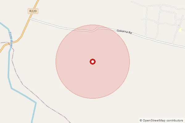 Map showing approximate area covered by Pincode 799103 — Bishramganj S.O, Sepahijala