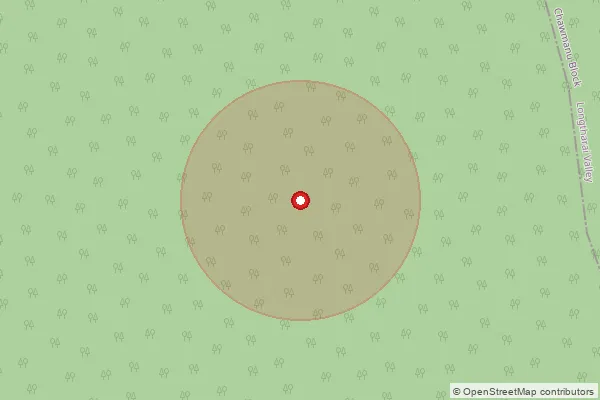 Map showing approximate area covered by Pincode 799289 — Harimangalpara B.O, Dhalai