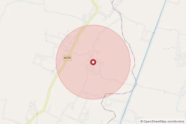 பின்கோடு 802222 — Andhari Branch Office, Bhojpur ஆல் உள்ளடக்கப்பட்ட தோராயமான பகுதியைக் காட்டும் வரைபடம்