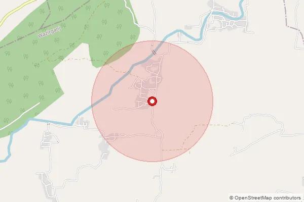Map showing approximate area covered by Pincode 805142 — Meskaur So, Na
