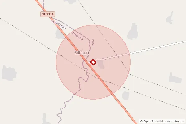 Map showing approximate area covered by Pincode 811315 — Karma Bo, Na