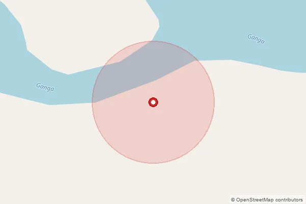 Map showing approximate area covered by Pincode 813206 — Itahari Bo, Godda