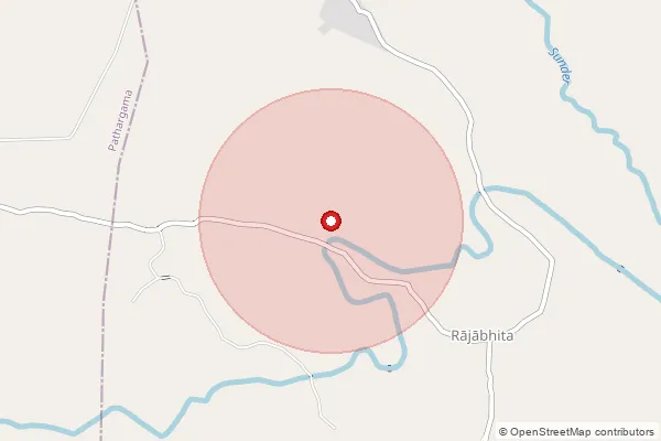 Map showing approximate area covered by Pincode 814152 — Bhojpur Bo, Deoghar