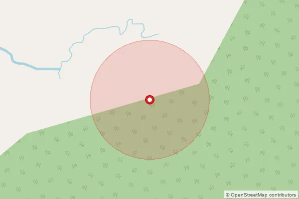 Map showing approximate area covered by Pincode 814156 — China Dhab Bo, Godda