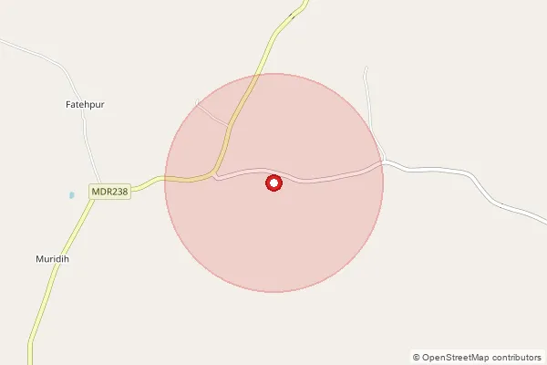 Map showing approximate area covered by Pincode 814166 — Babanbandhi Bo, Jamtara