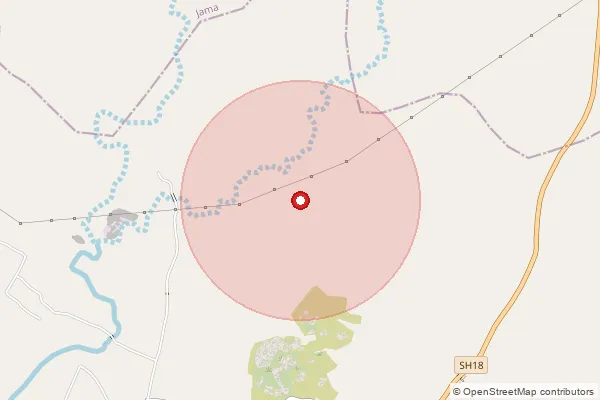 Map showing approximate area covered by Pincode 814168 — Suggapahari B.O, Dumka