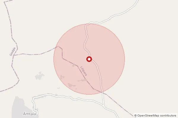 Map showing approximate area covered by Pincode 816104 — Dulmidanga Bo, Pakur