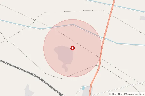 Map showing approximate area covered by Pincode 821105 — Karari Bo, Kaimur (Bhabua)