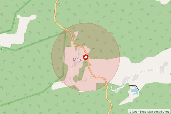 Map showing approximate area covered by Pincode 822111 — Betla National Park Bo, Latehar