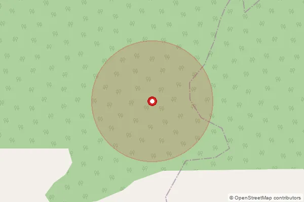 Map showing approximate area covered by Pincode 822117 — Japla C F So, Palamu