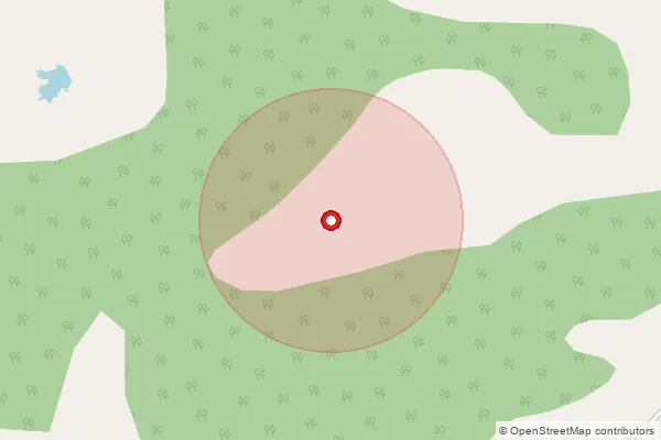 Map showing approximate area covered by Pincode 822121 — Adhaura Bo, Garhwa