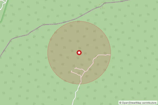 Map showing approximate area covered by Pincode 825102 — Palamu Bo, Bokaro