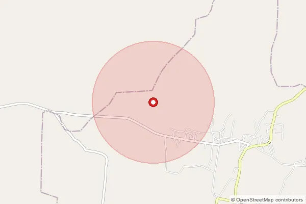 Map showing approximate area covered by Pincode 825108 — Karipahari, Giridih