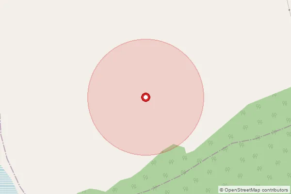 Map showing approximate area covered by Pincode 825132 — Kothiar, Koderma