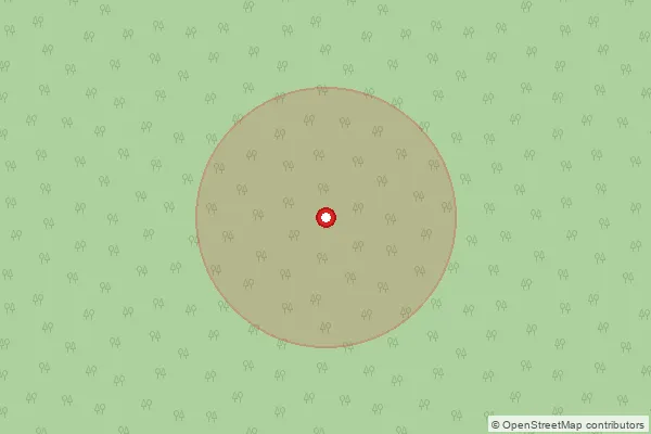 Map showing approximate area covered by Pincode 825315 — Kuruknalo Bo, Bokaro