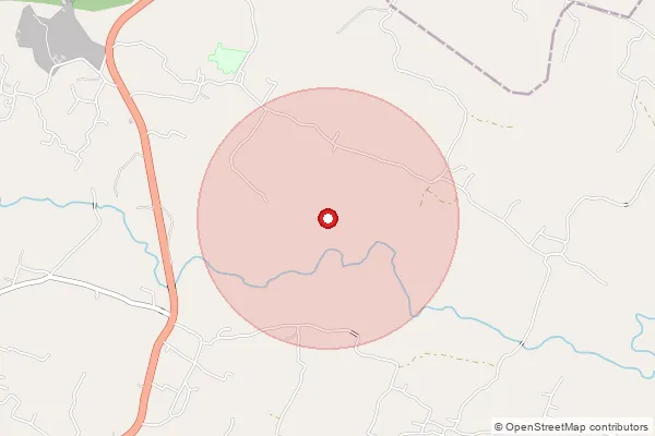 Map showing approximate area covered by Pincode 825330 — Chainpur Bo, Ramgarh