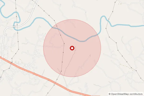 Map showing approximate area covered by Pincode 826009 — Kkpolytechnic So, Dhanbad