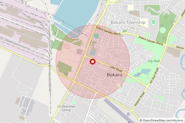 Map showing approximate area covered by Pincode 827003 — Sector Iii So, Bokaro