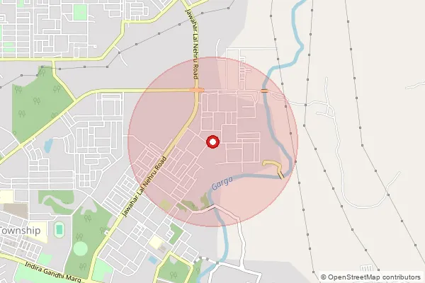 Map showing approximate area covered by Pincode 827006 — Sectorvi So, Bokaro