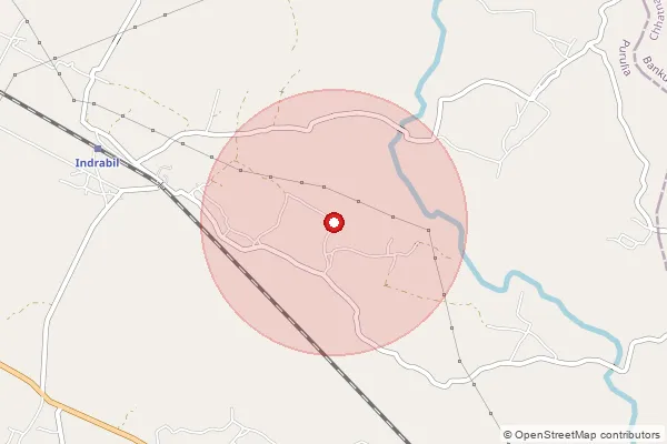 Map showing approximate area covered by Pincode 828403 — Telo Bo, Bokaro