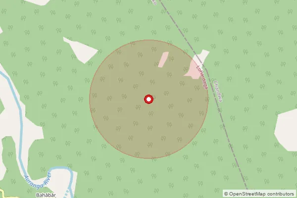 Map showing approximate area covered by Pincode 829210 — Dakra Colliery So, Ranchi