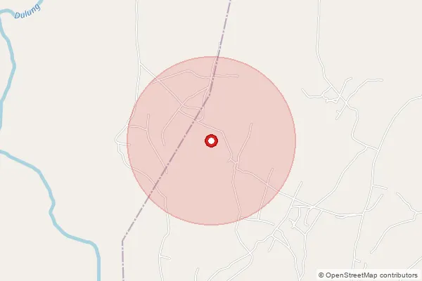 Map showing approximate area covered by Pincode 832101 — Baragaria Bo, East Singhbum