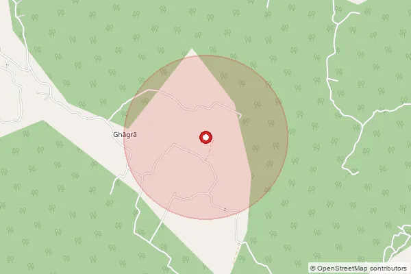 Map showing approximate area covered by Pincode 832104 — Parulia Bo, East Singhbum