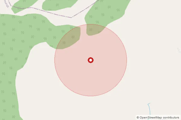 Map showing approximate area covered by Pincode 833218 — Joteya Bo, West Singhbhum