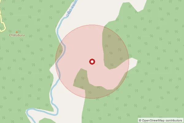 Map showing approximate area covered by Pincode 833221 — Barajamda So, West Singhbhum