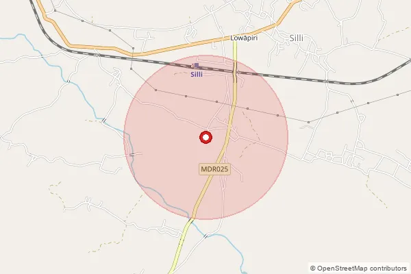 Map showing approximate area covered by Pincode 835102 — Ajaygarh Bo, Ranchi