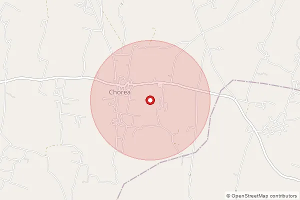 Map showing approximate area covered by Pincode 835214 — Chakma Bo, Ranchi
