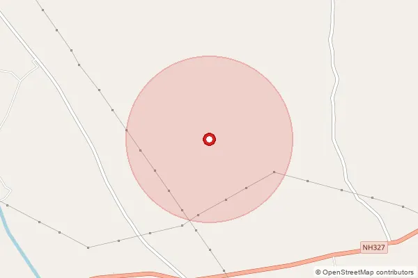 பின்கோடு 854329 — Dalmalpur Branch Office, Araria ஆல் உள்ளடக்கப்பட்ட தோராயமான பகுதியைக் காட்டும் வரைபடம்